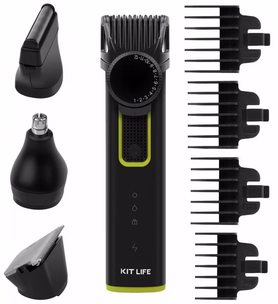 Kit Life Beard Trimmer Set (KTLFQ01) Black