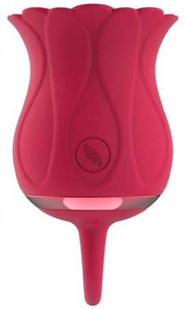 Вибратор Sunflower Sucker (HW-317) Red