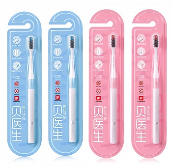 Xiaomi Dr.Bei Bass Method Toothbrush (4 шт.)