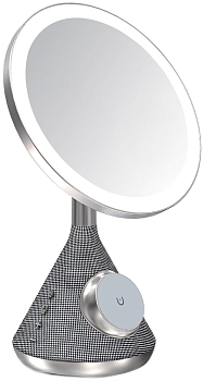 SenCiciMen Multi Functional Mirror with Speaker and Magsafe Charger (SCMW02243) Silver