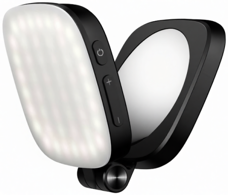 SenCiciMen Foldable Magnetic Selfie Light (SC662B), Black