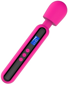 Вибратор LCD AV Medium Size (HW-339) Pink